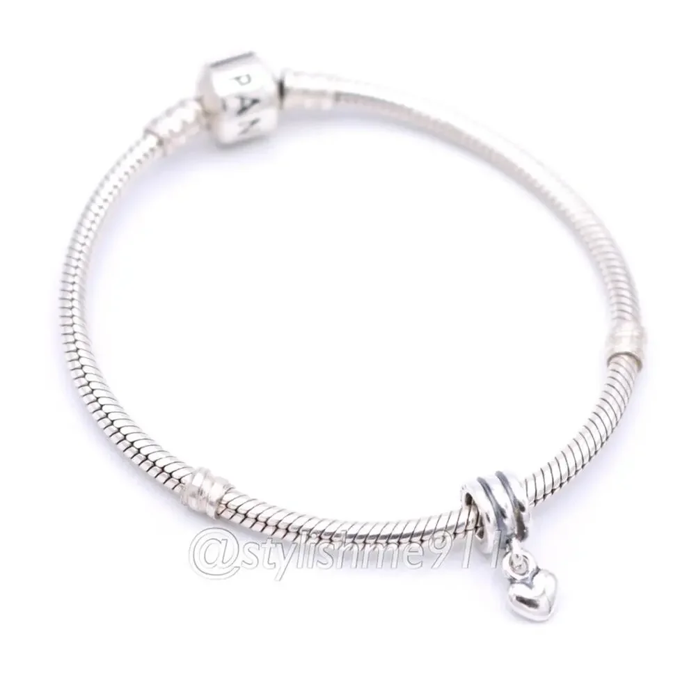 Authentic Pandora Retired Heart Dangle Charm - 790276